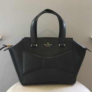 Kate Spade black bow handbag